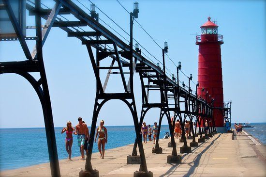 Grand Haven Lighthouse and Pier